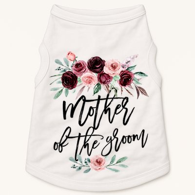 Cute Bridal Shower Wedding Flower Design Mother Of The Groom Doggie Tank