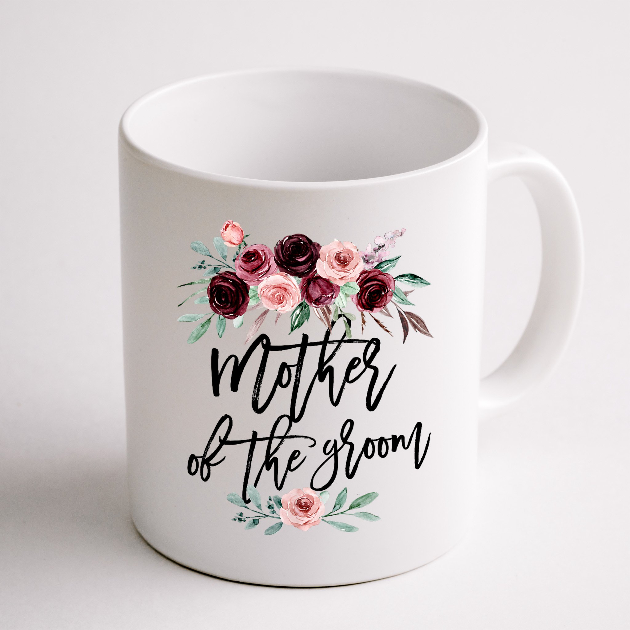 Cute Bridal Shower Wedding Flower Design Mother Of The Groom Mug