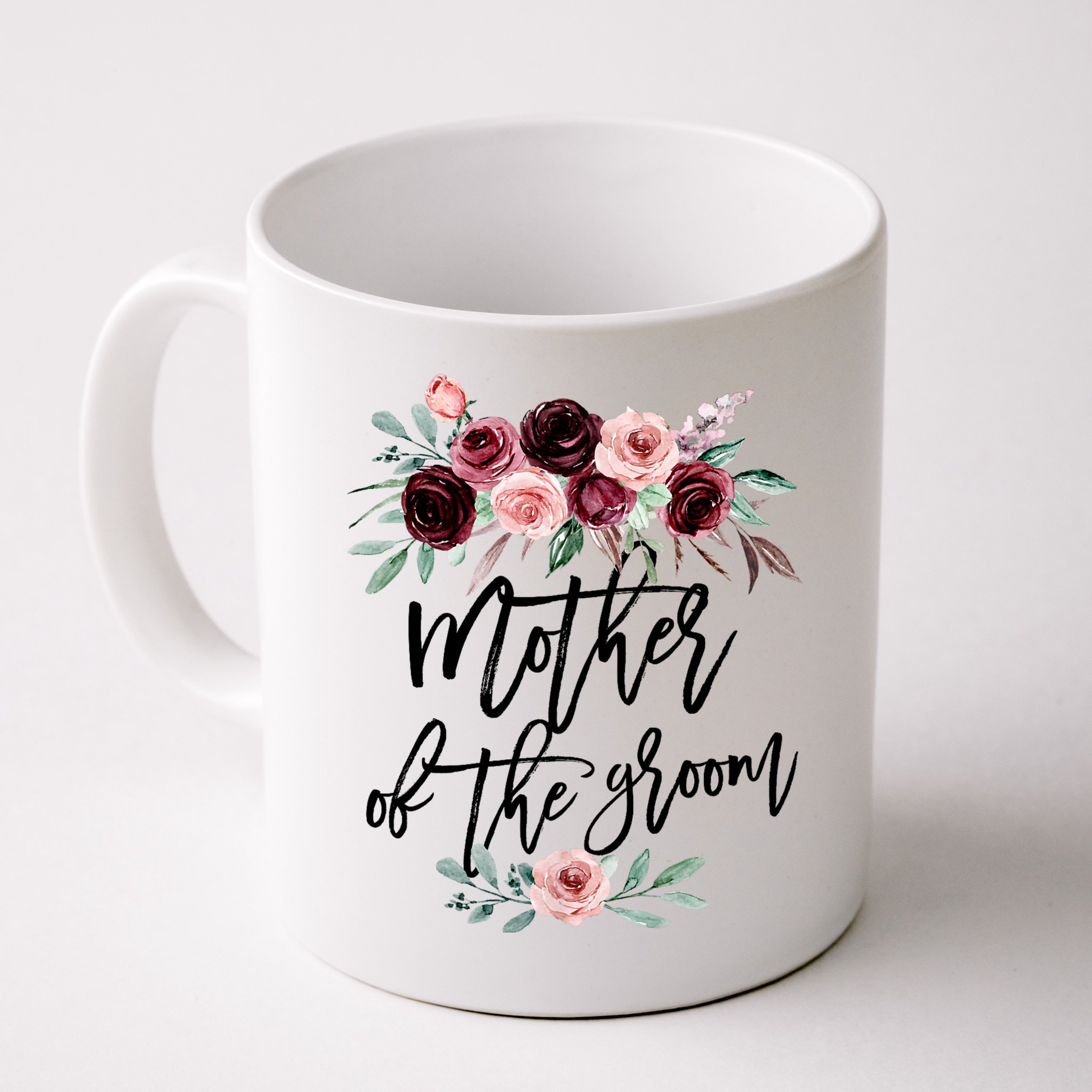 Cute Bridal Shower Wedding Flower Design Mother Of The Groom Mug