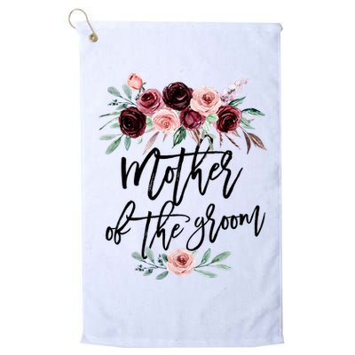 Cute Bridal Shower Wedding Flower Design Mother Of The Groom Golf Towel