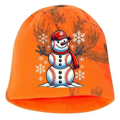 Christmas Baseball Snowman Baseball Christmas Kati - Camo Knit Beanie