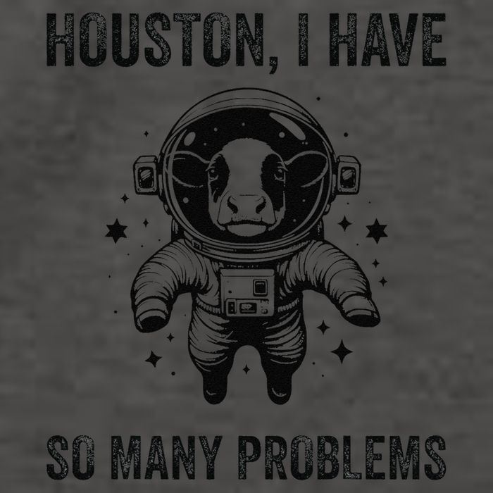 Cow Breeder Space Houston Problem Devon Cattle Vector Backpack