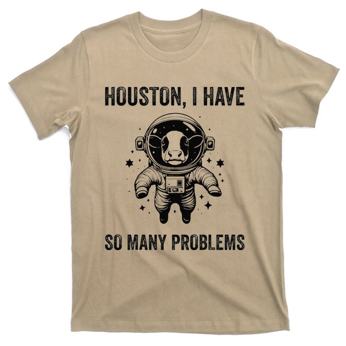 Cow Breeder Space Houston Problem Devon Cattle T-Shirt