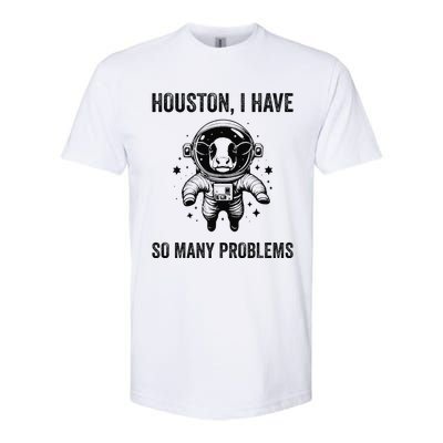 Cow Breeder Space Houston Problem Devon Cattle Softstyle® CVC T-Shirt