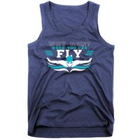 Cute Butterfly Swimmer Gift Tank Top