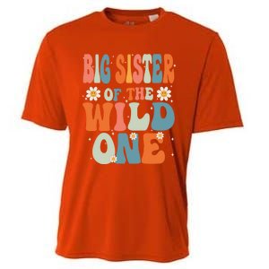 Cute Big Sister Of The Wild One Birthday Family Matching Gift Cooling Performance Crew T-Shirt