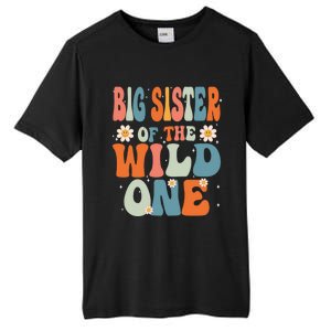 Cute Big Sister Of The Wild One Birthday Family Matching Gift Tall Fusion ChromaSoft Performance T-Shirt