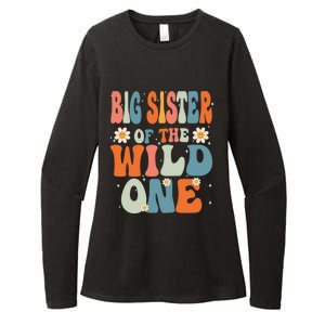 Cute Big Sister Of The Wild One Birthday Family Matching Gift Womens CVC Long Sleeve Shirt