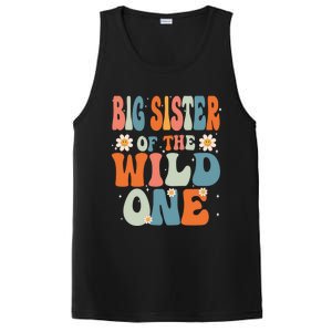 Cute Big Sister Of The Wild One Birthday Family Matching Gift PosiCharge Competitor Tank