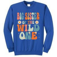 Cute Big Sister Of The Wild One Birthday Family Matching Gift Sweatshirt