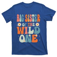 Cute Big Sister Of The Wild One Birthday Family Matching Gift T-Shirt