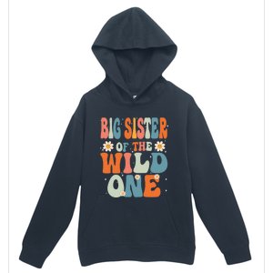 Cute Big Sister Of The Wild One Birthday Family Matching Gift Urban Pullover Hoodie