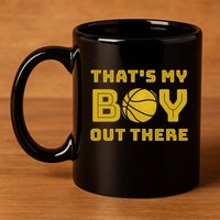 Cute Basketball Season Gift That's My Out There Gift 11oz C Handle Ceramic Mug
