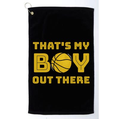 Cute Basketball Season Gift That's My Out There Gift Golf Towel