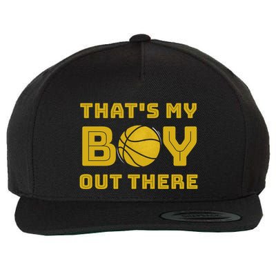 Cute Basketball Season Gift That's My Out There Gift Wool Snapback Cap