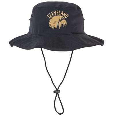 Cleveland Baseball Skyline Ohio Player Coach Fan Legacy Cool Fit Booney Bucket Hat