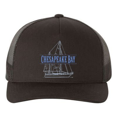 Chesapeake Bay Sailing Souvenir Yupoong Adult 5-Panel Trucker Hat