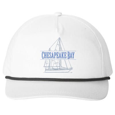 Chesapeake Bay Sailing Souvenir Snapback Five-Panel Rope Hat