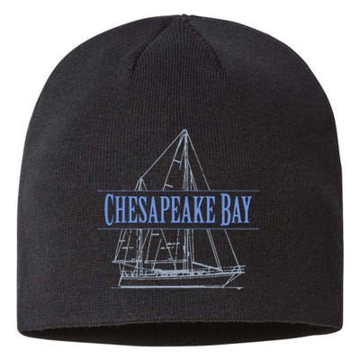 Chesapeake Bay Sailing Souvenir Sustainable Beanie