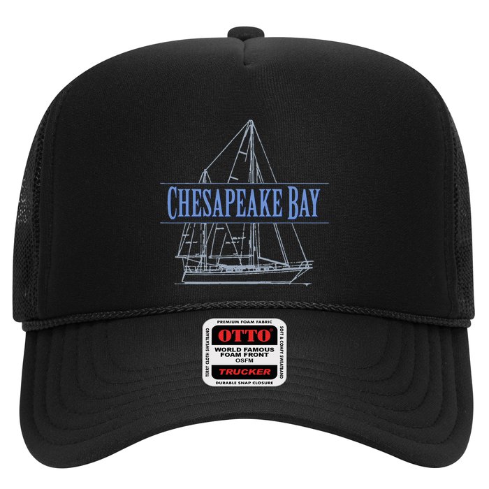Chesapeake Bay Sailing Souvenir Trucker Hat