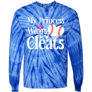 Cute Baseball Sister Softball Mom Dad Mommy Mama Gift Tie-Dye Long Sleeve Shirt