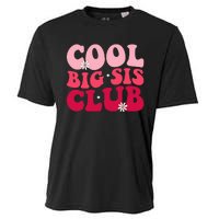 Cool Big Sis Club Retro Big Sister Matching Family Pregnancy Cooling Performance Crew T-Shirt