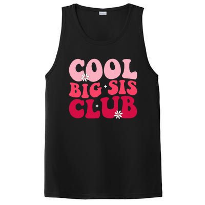 Cool Big Sis Club Retro Big Sister Matching Family Pregnancy PosiCharge Competitor Tank