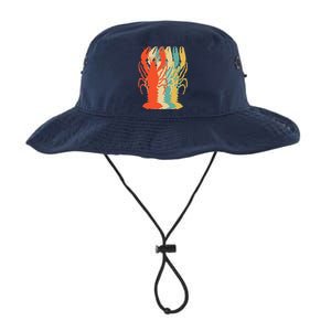 Crawfish Boil Silhouette Retro Pop Art Cajun Graphic Legacy Cool Fit Booney Bucket Hat