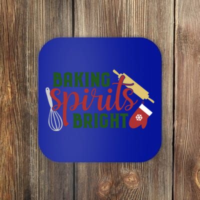 Christmas Baking Spirits Bright Gift Coaster