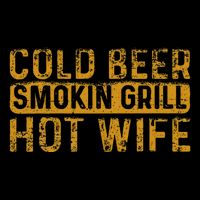 Cold Beer Smoking Grill Hotwife Husband Wife Bbq Joke Bucket Hat