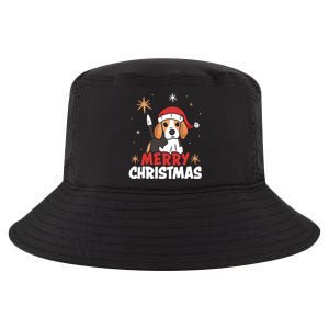 Cute Beagle Santa Dog Lovers Merry Christmas Xmas Design Cute Gift Cool Comfort Performance Bucket Hat