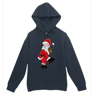 Christmas Baseball Santa Claus Pitcher Boy Xmas Urban Pullover Hoodie