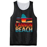 Cannon Beach Skyline Oregon Haystack Rock Souvenir Mesh Reversible Basketball Jersey Tank