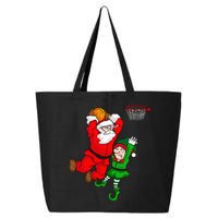Christmas Basketball Santa Claus Slam Dunk Elf 25L Jumbo Tote