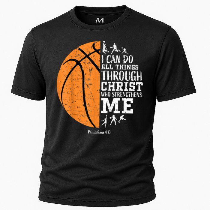 Christian Basketball Shirts M.e.n Boys K.i.d.s Religious Gifts Cooling Performance Crew T-Shirt