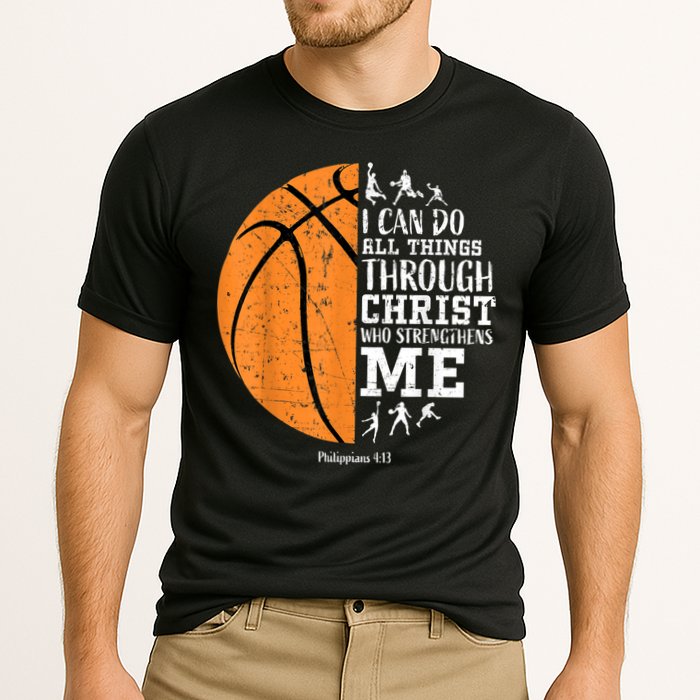 Christian Basketball Shirts M.e.n Boys K.i.d.s Religious Gifts Cooling Performance Crew T-Shirt