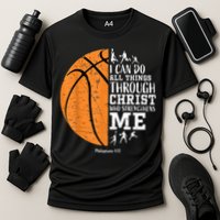 Christian Basketball Shirts M.e.n Boys K.i.d.s Religious Gifts Cooling Performance Crew T-Shirt