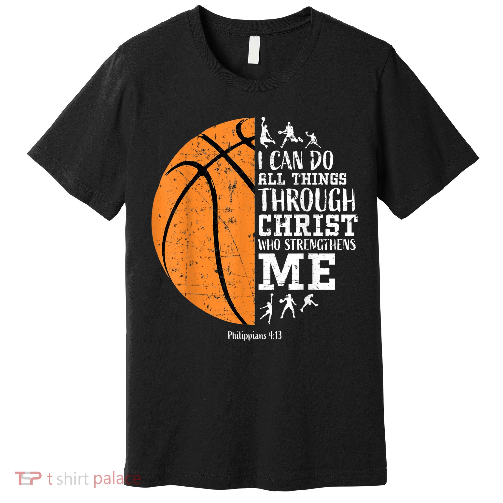 Christian Basketball Shirts M.e.n Boys K.i.d.s Religious Gifts Premium T-Shirt