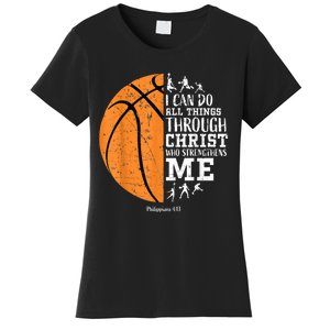 Christian Basketball Shirts M.e.n Boys K.i.d.s Religious Gifts Women's T-Shirt