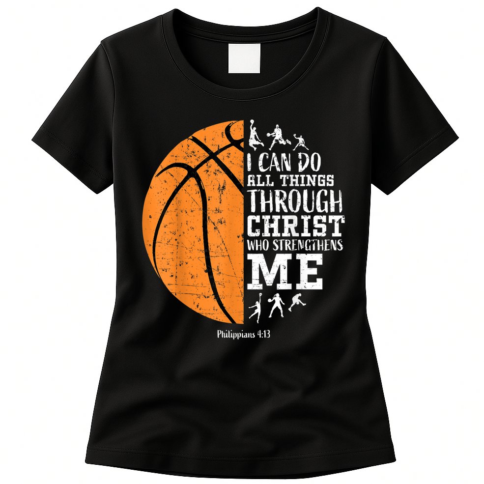 Christian Basketball Shirts M.e.n Boys K.i.d.s Religious Gifts Womens T-Shirt