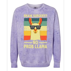 Cute Brain Surgery For Get Well Soon Recovery Colorblast Crewneck Sweatshirt