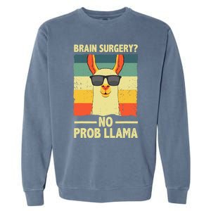 Cute Brain Surgery For Get Well Soon Recovery Garment-Dyed Sweatshirt