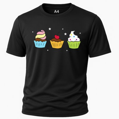 Cupcakes Baking Sweet Cupcakes Sweet Cupcake Baking Performance Shirt
