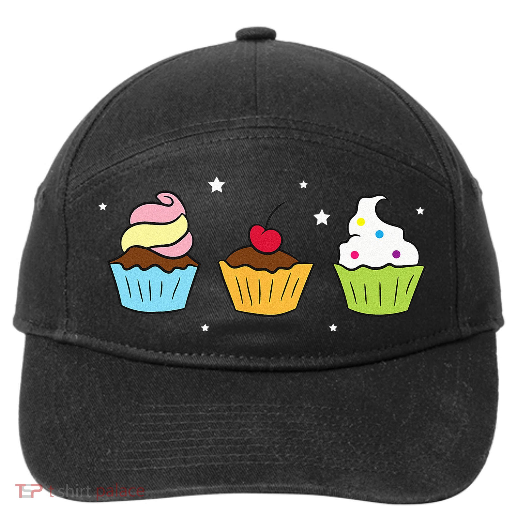 Cupcakes Baking Sweet Cupcakes Sweet Cupcake Baking 7-Panel Snapback Hat