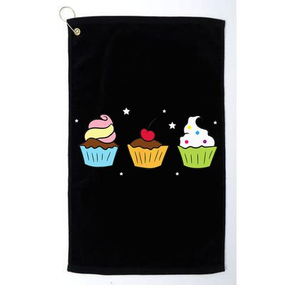 Cupcakes Baking Sweet Cupcakes Sweet Cupcake Baking Golf Towel