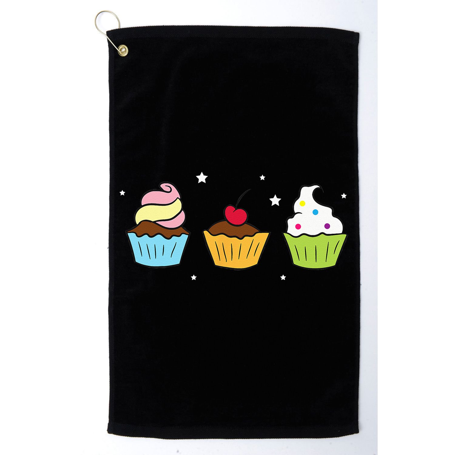Cupcakes Baking Sweet Cupcakes Sweet Cupcake Baking Golf Towel