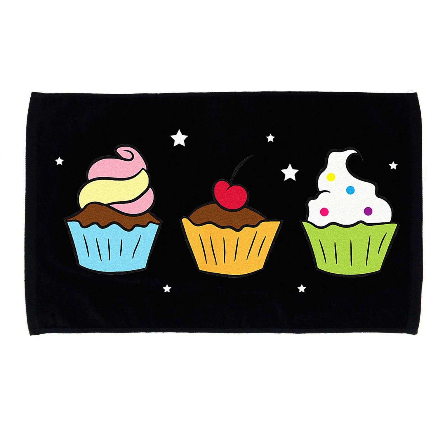 Cupcakes Baking Sweet Cupcakes Sweet Cupcake Baking Microfiber Hand Towel