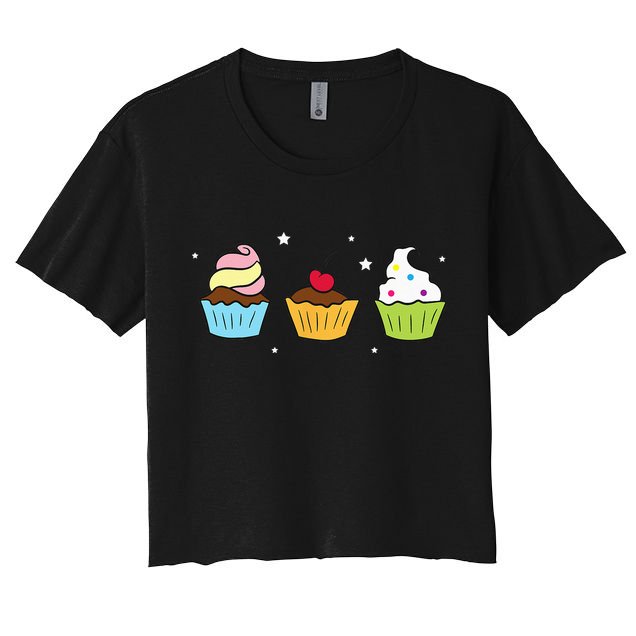 Cupcakes Baking Sweet Cupcakes Sweet Cupcake Baking Crop Top