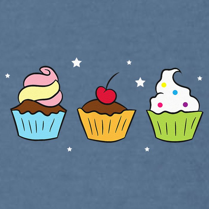Cupcakes Baking Sweet Cupcakes Sweet Cupcake Baking Garment-Dyed Sweatshirt