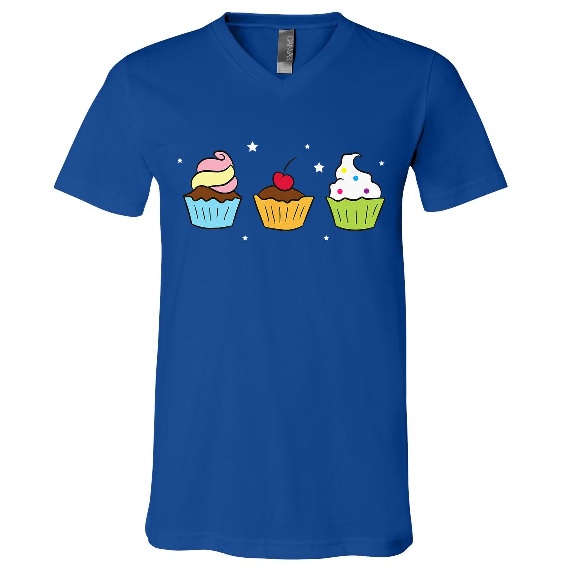 Cupcakes Baking Sweet Cupcakes Sweet Cupcake Baking V-Neck T-Shirt